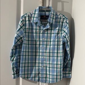 Vineyard Vines Boy Multicolor Plaid Shirt